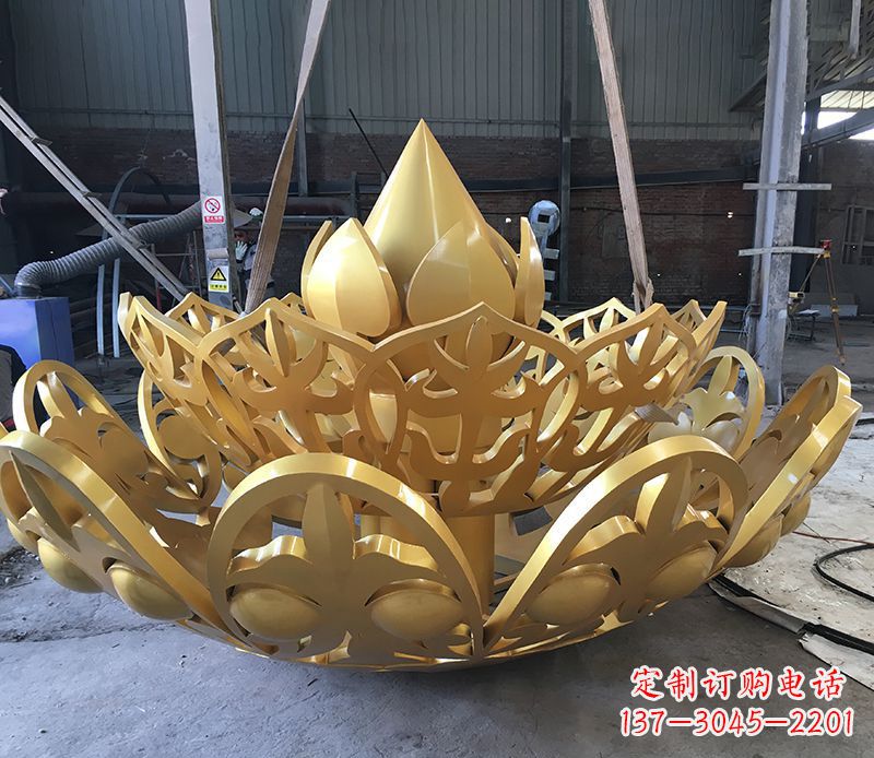 辽阳不锈钢莲花雕塑精美绝伦