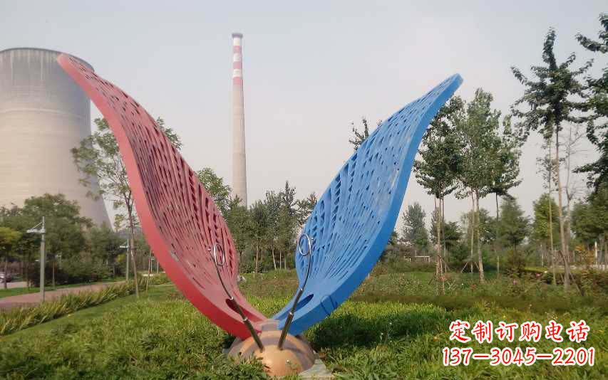辽阳不锈钢镂空七星瓢虫雕塑