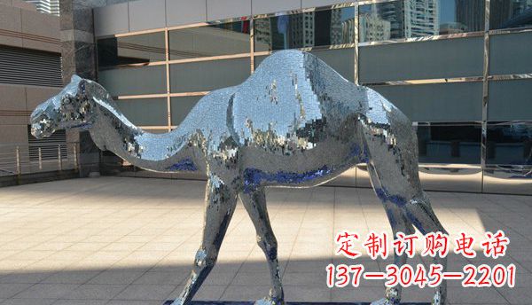 辽阳不锈钢骆驼动物雕塑