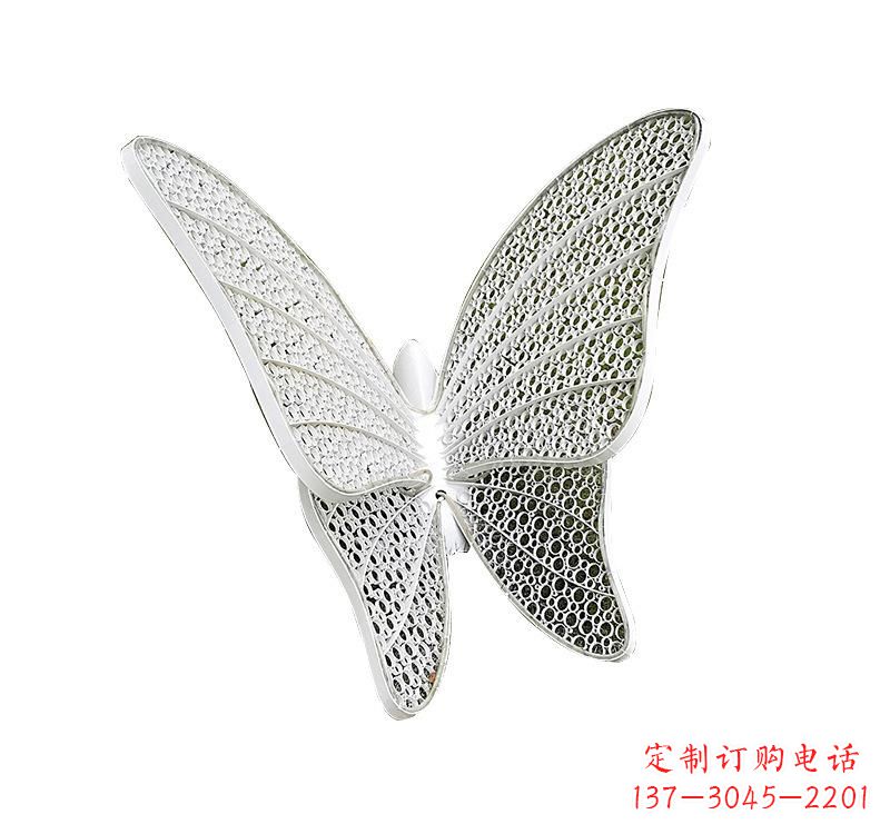 辽阳不锈钢绿地蝴蝶雕塑