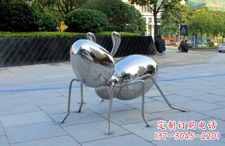 辽阳不锈钢蚂蚁雕塑222