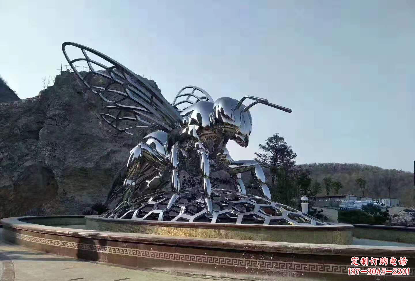 辽阳不锈钢蚂蚁雕塑广场景观雕塑大型动物雕塑