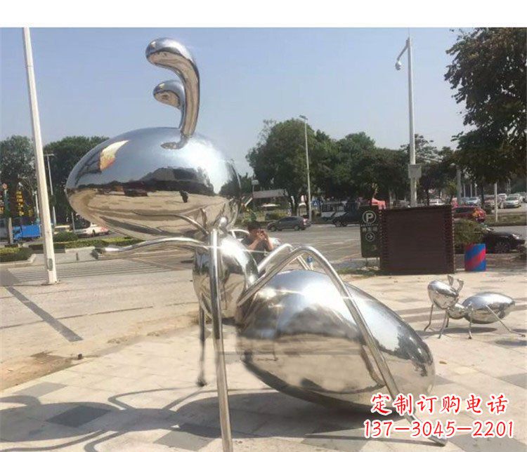 辽阳不锈钢蚂蚁雕塑艺术与自然的完美结合