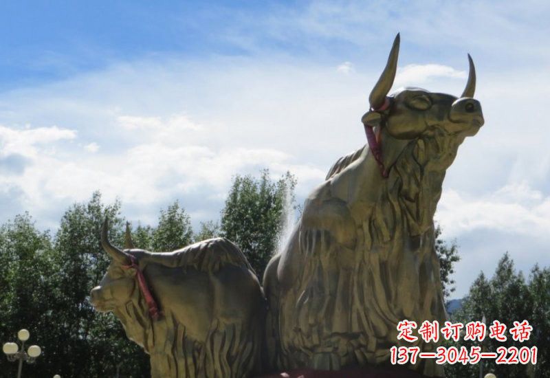 辽阳不锈钢牦牛雕塑一种传统文化的精美传承
