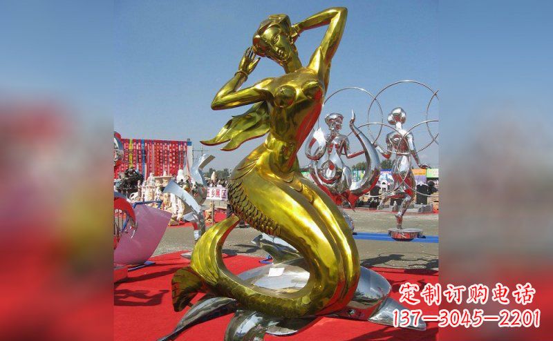 辽阳海底美人鱼雕塑