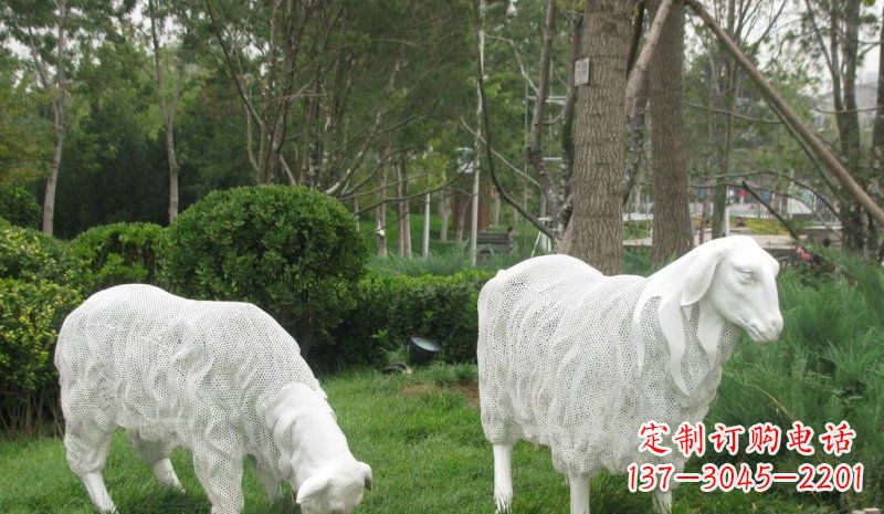 辽阳不锈钢绵羊雕塑——精致美观的艺术品