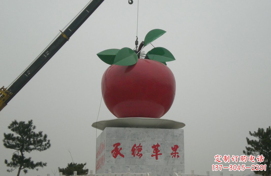 辽阳不锈钢苹果雕塑精美绝伦的艺术杰作
