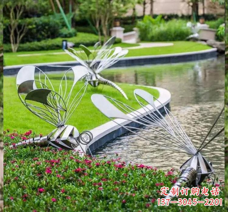 辽阳不锈钢蜻蜓动物雕塑