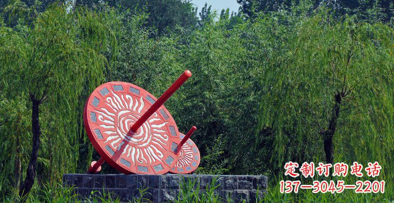 辽阳不锈钢日晷校园雕塑