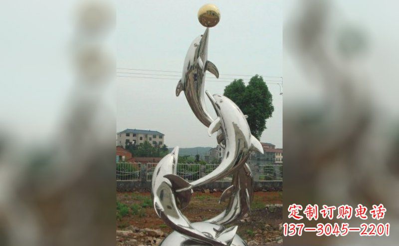 辽阳不锈钢海豚雕塑的美丽