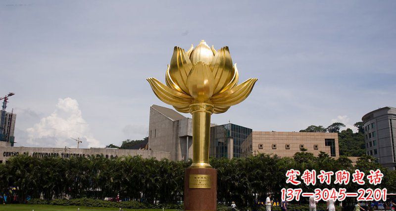 辽阳不锈钢莲花雕塑——精美的艺术品