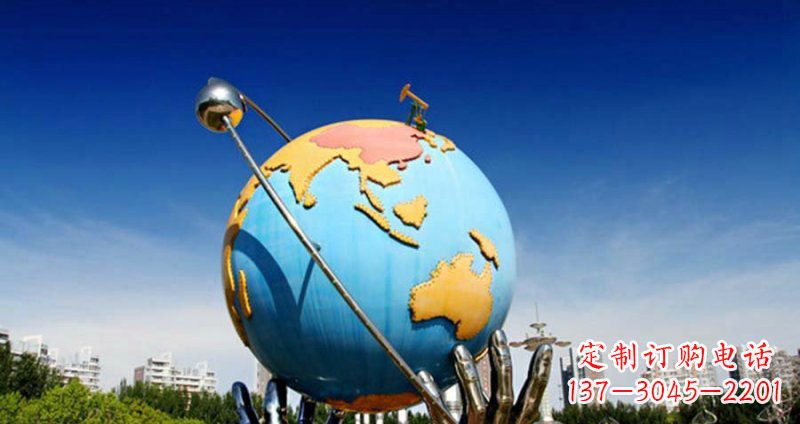 辽阳不锈钢地球雕塑一个充满环保意义的艺术品