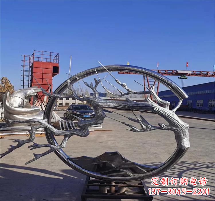辽阳不锈钢树枝雕塑艺术与自然的完美结合
