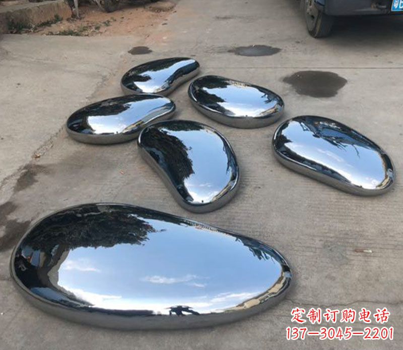 辽阳不锈钢水滴公园雕塑