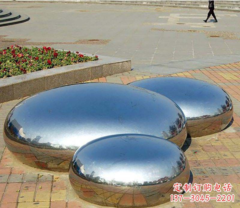 辽阳不锈钢水滴校园雕塑