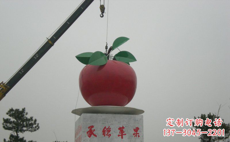 辽阳不锈钢苹果雕塑艺术与美学的完美结合