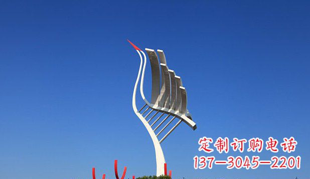 辽阳不锈钢天鹅丹顶鹤仙鹤雕塑