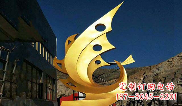 辽阳不锈钢铁艺凤凰雕塑精美绝伦