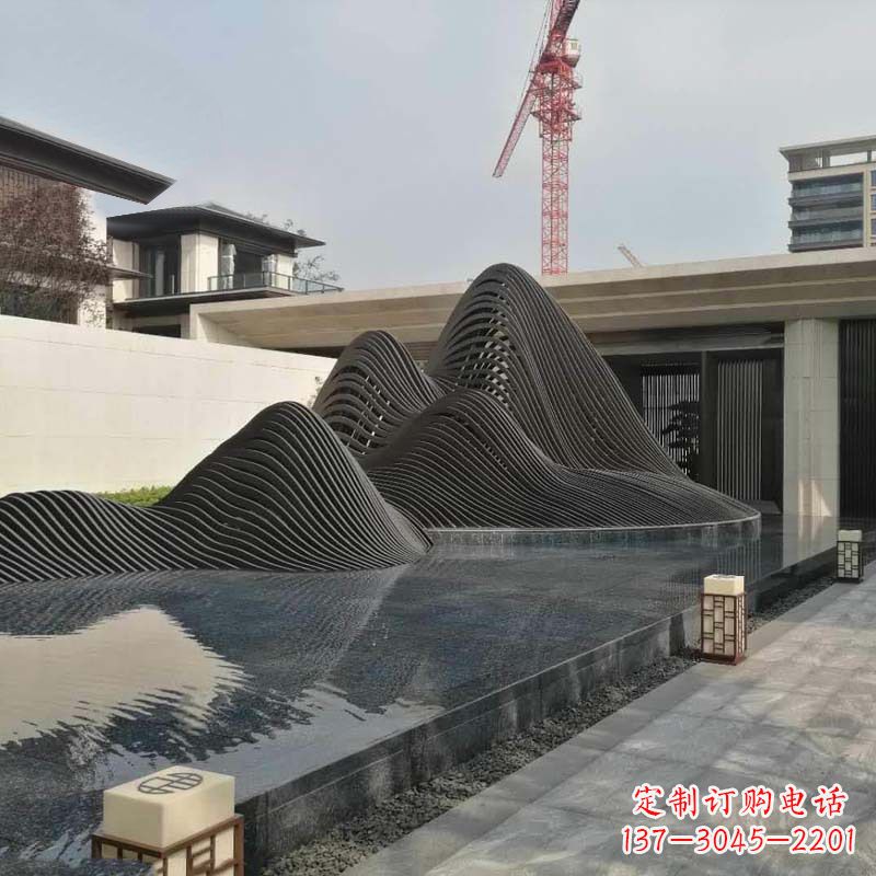 辽阳不锈钢铁艺假山艺术性的美化