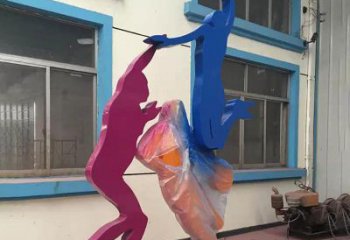 辽阳不锈钢篮球运动员雕塑纪念篮球运动传奇