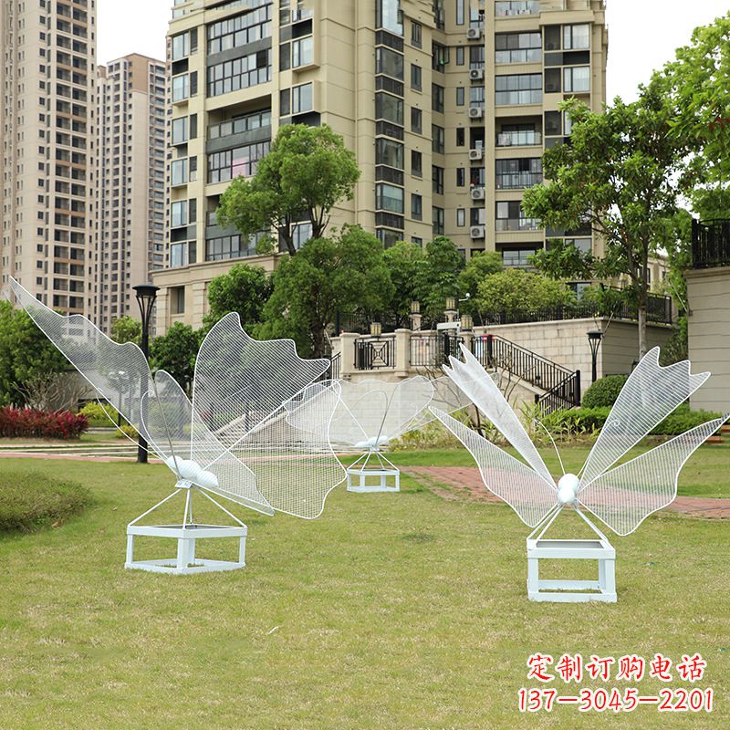 辽阳不锈钢铁艺蝴蝶精美雕塑艺术