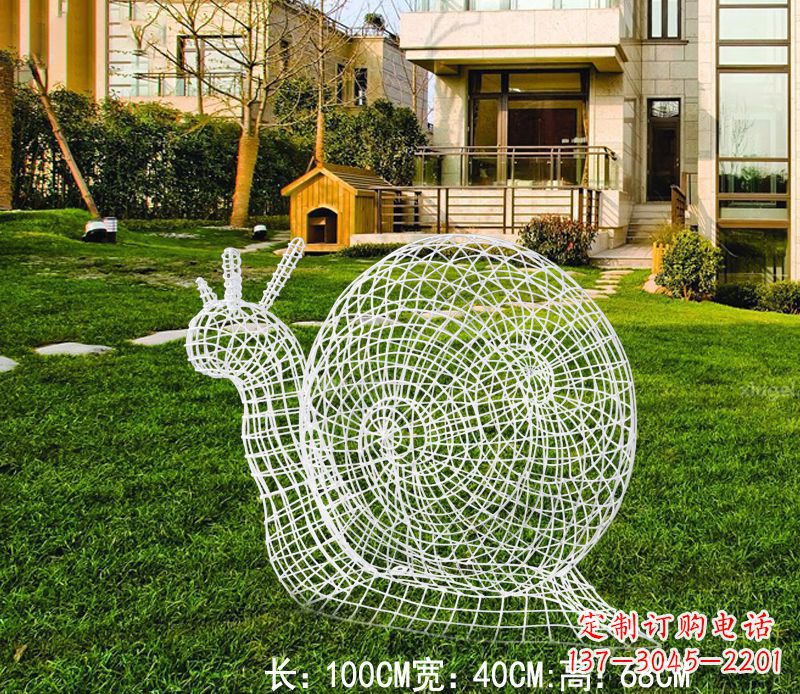 辽阳不锈钢蜗牛雕塑进化的象征