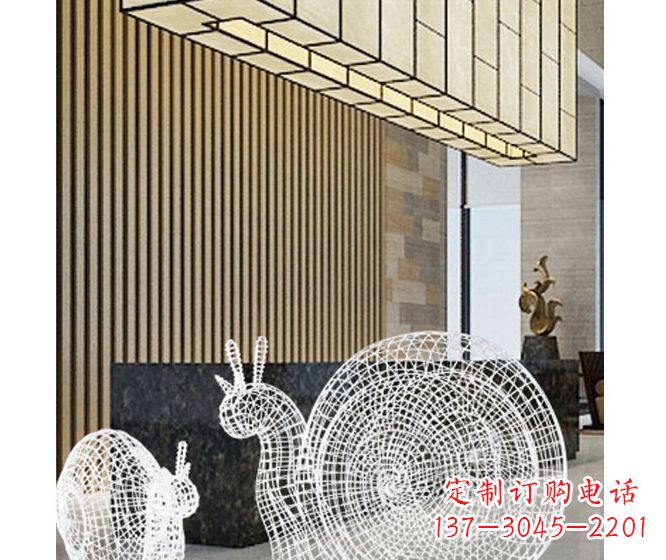 辽阳不锈钢蜗牛雕塑精致多姿