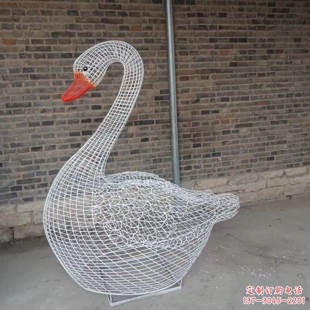 辽阳精致的不锈钢天鹅雕塑