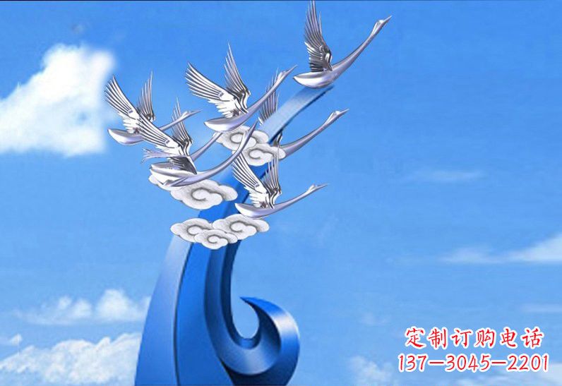 辽阳不锈钢仙鹤美化环境