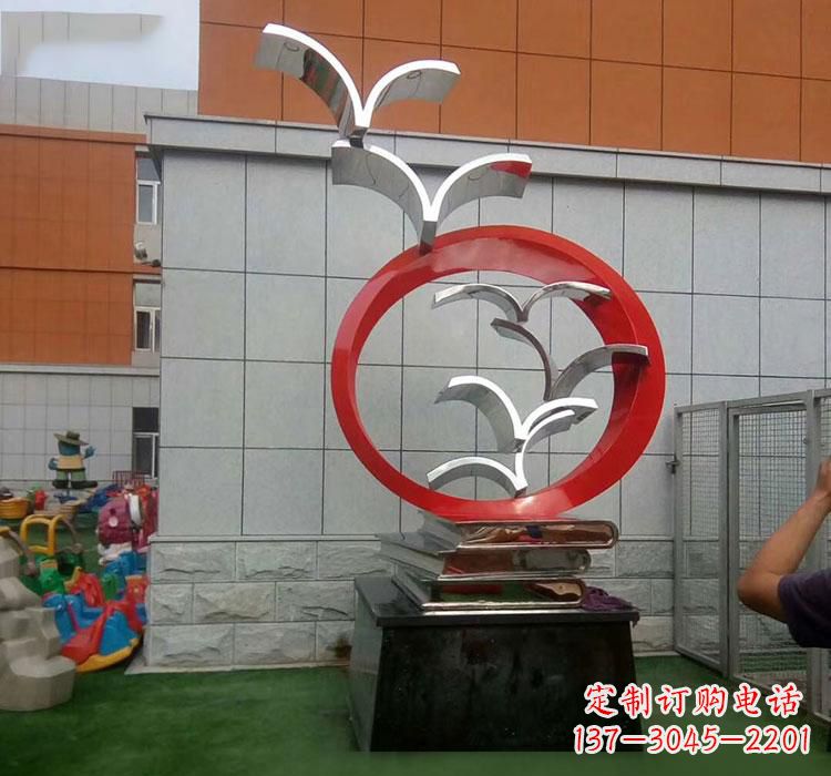 辽阳不锈钢书籍雕塑校园的精美装饰