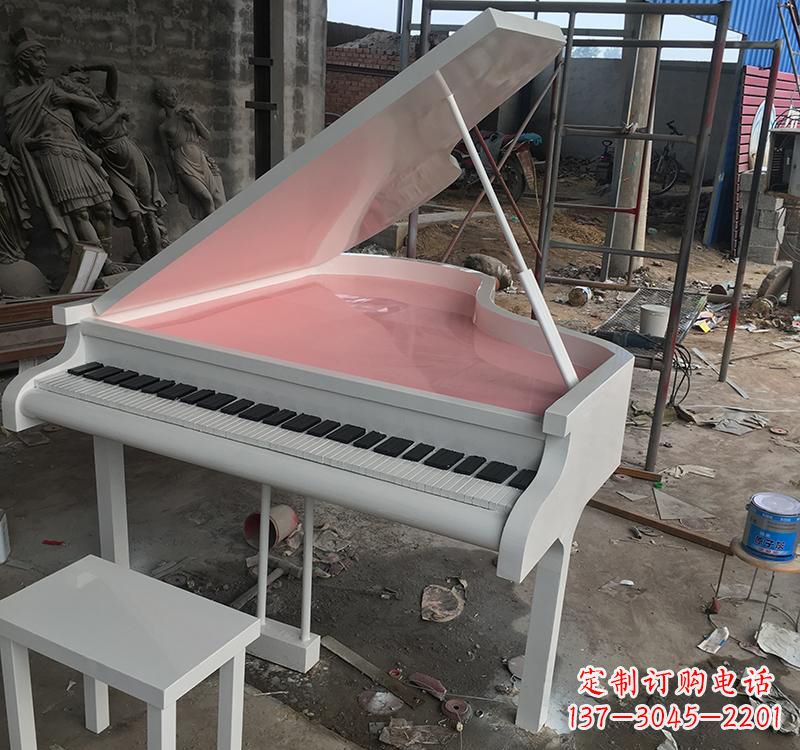 辽阳不锈钢校园钢琴雕塑发出音乐的艺术