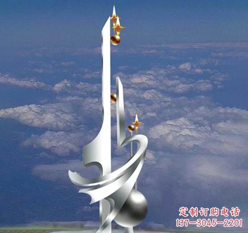 辽阳不锈钢校园书本雕塑传承知识文化