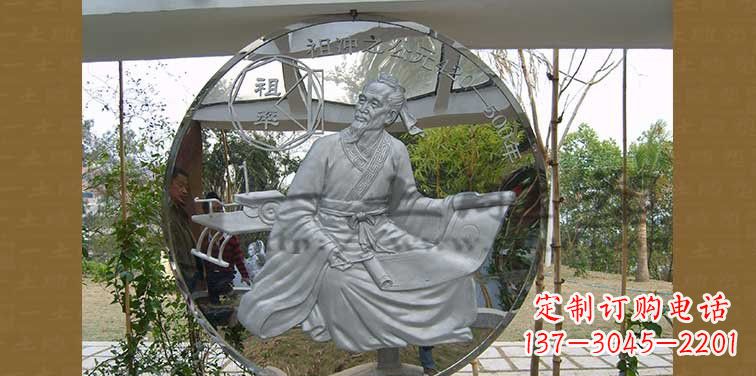 辽阳青铜像祖冲之雕塑