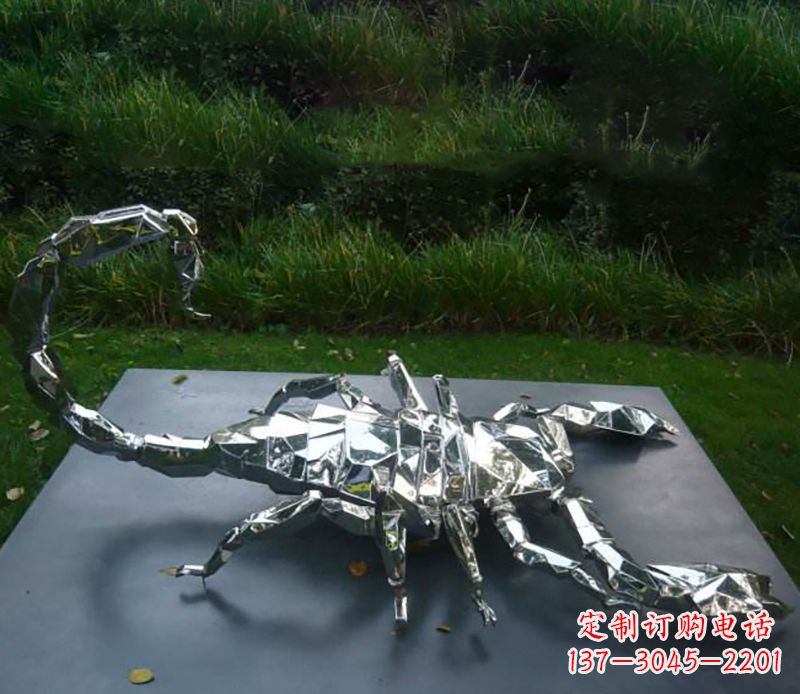 辽阳不锈钢蝎子雕塑