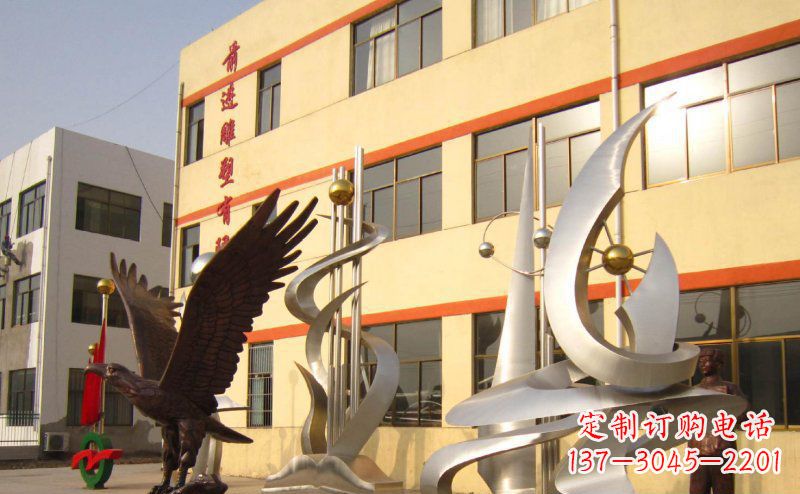 辽阳不锈钢雄鹰雕塑