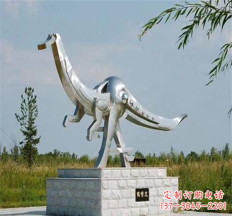 辽阳不锈钢鸭嘴龙雕塑传承独特艺术魅力