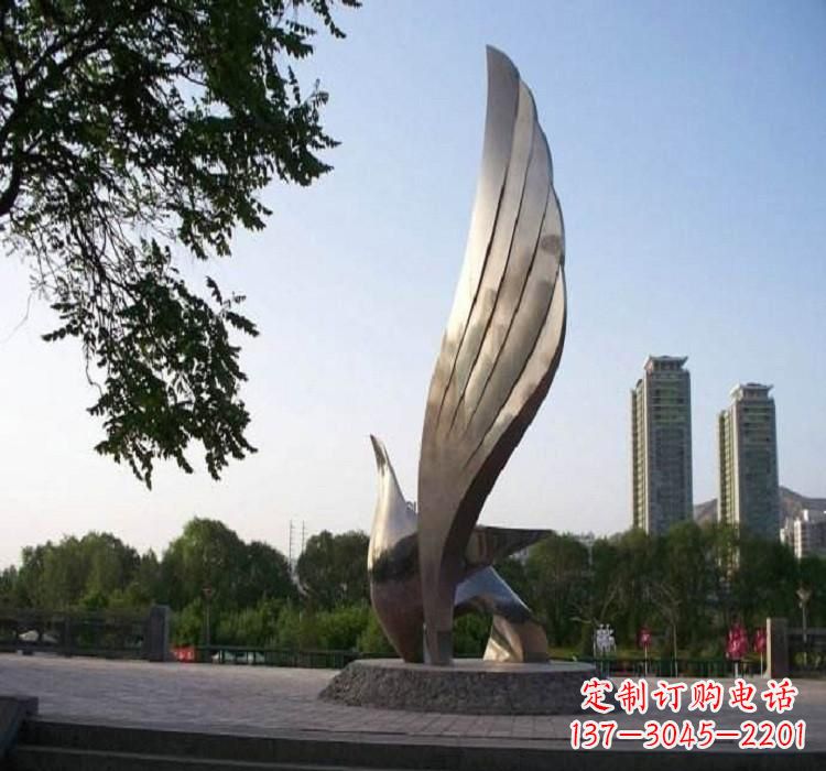辽阳不锈钢艺术翅膀雕塑