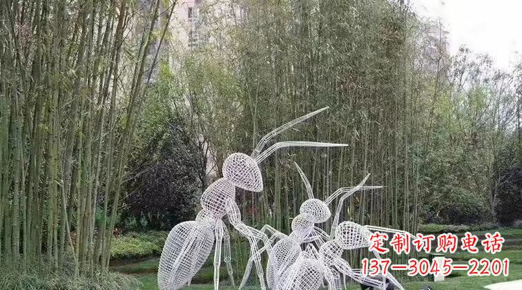 辽阳不锈钢艺术动物蚂蚁雕塑