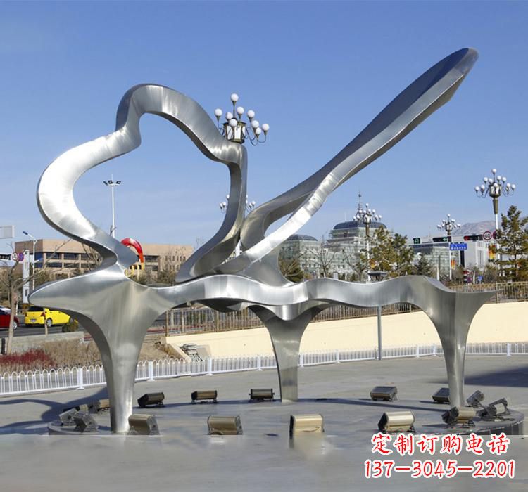 辽阳不锈钢艺术钢琴雕塑展现精致之美