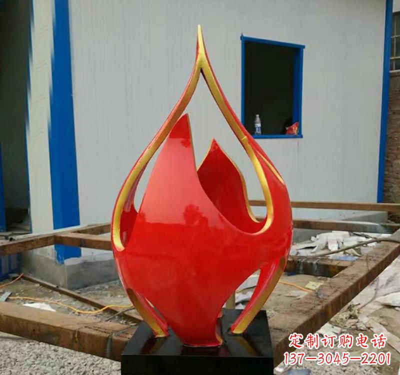 辽阳不锈钢艺术景观火龙果雕塑