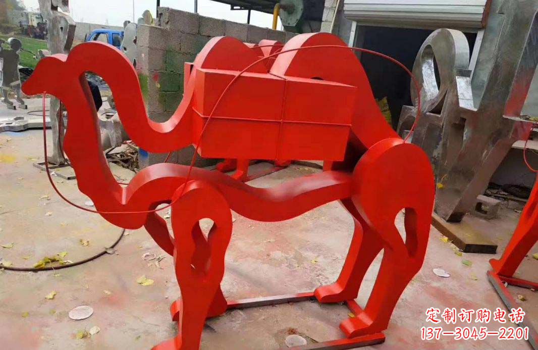 辽阳不锈钢艺术骆驼雕塑——雕塑精美的艺术之作