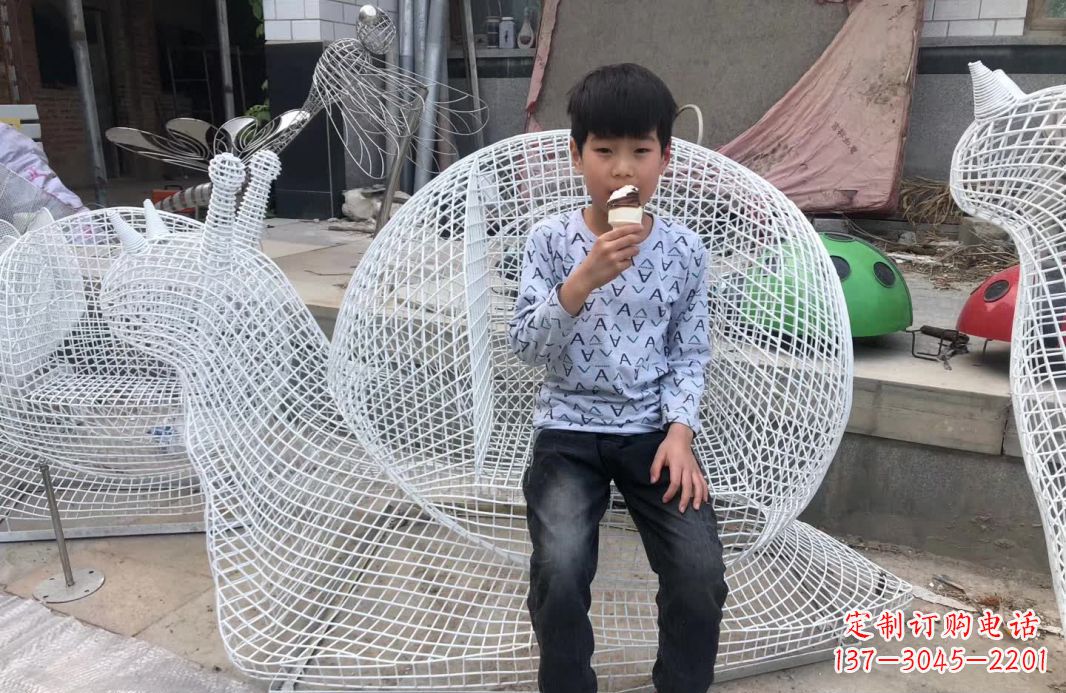 辽阳精美不锈钢蜗牛雕塑