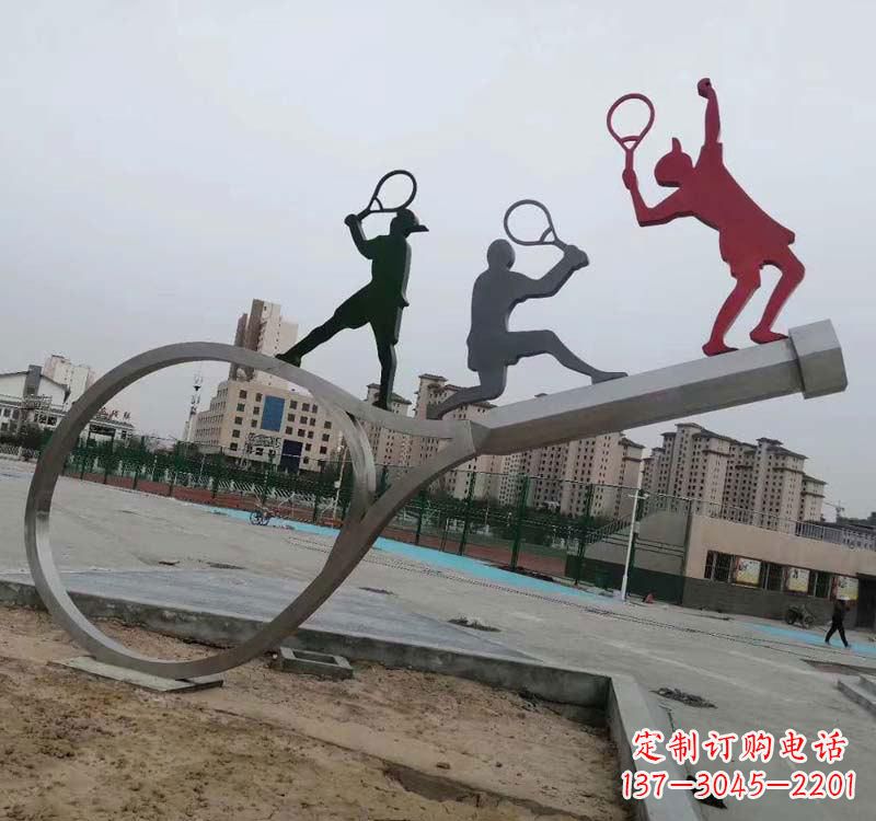 辽阳不锈钢羽毛球雕塑精美的艺术装点
