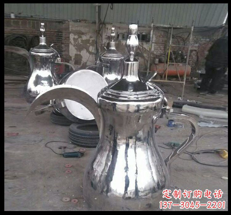 辽阳不锈钢酒壶雕塑传承古典艺术