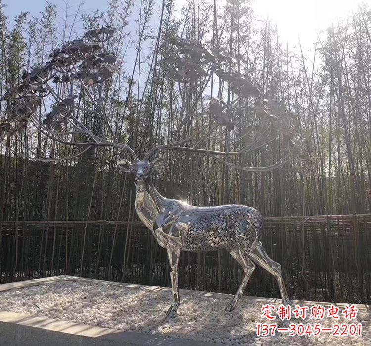 辽阳不锈钢动物雕塑精美的艺术作品