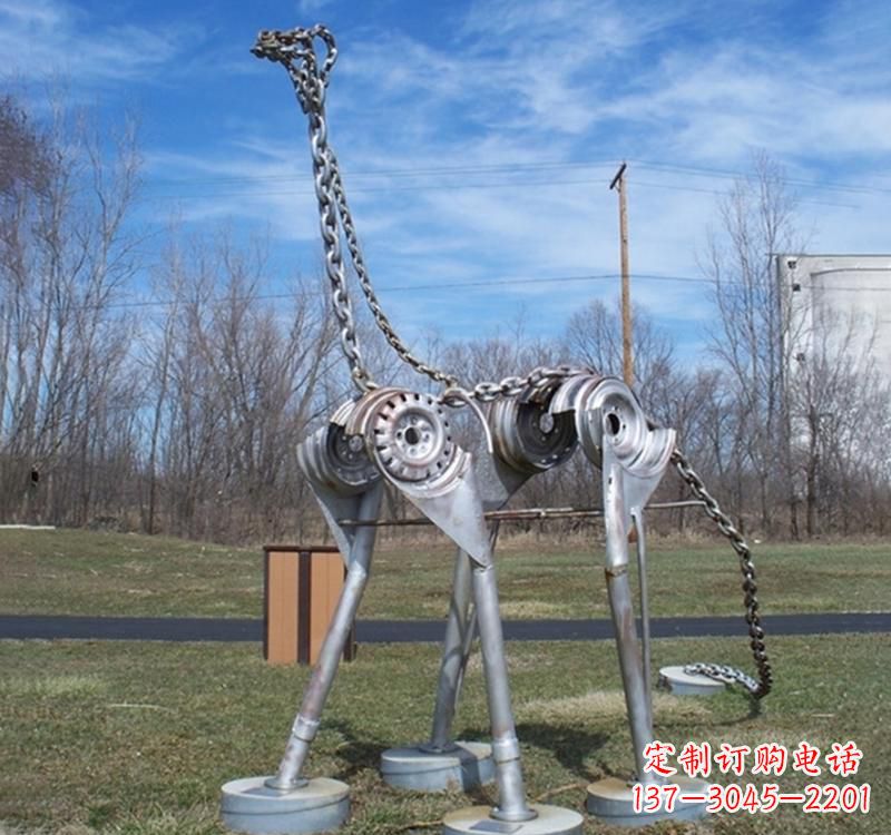辽阳不锈钢园林恐龙雕塑