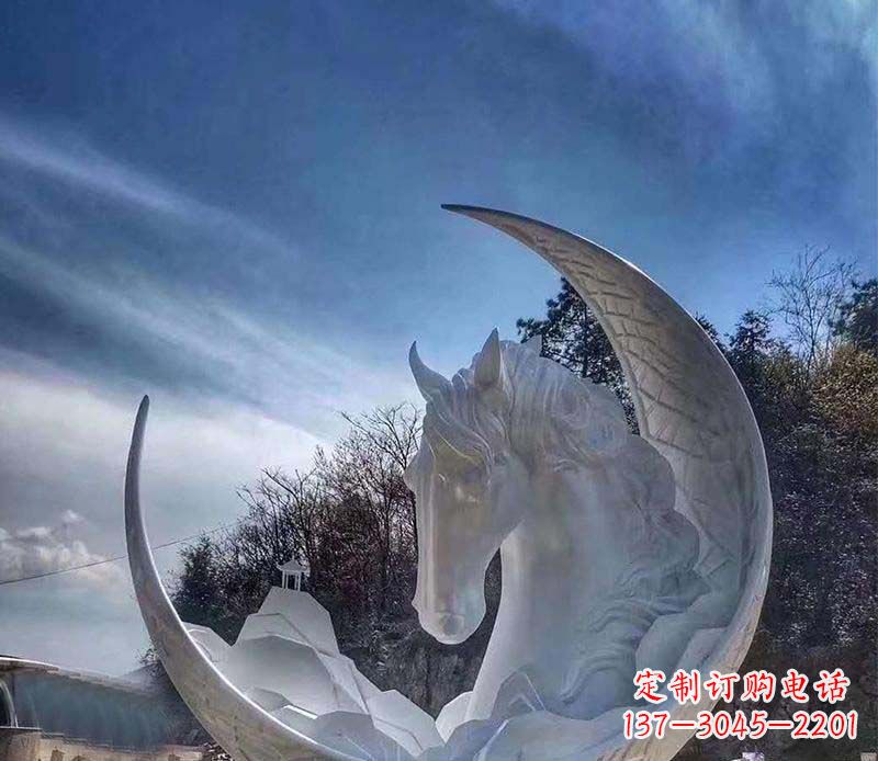 辽阳不锈钢月亮雕塑一种独特的艺术品