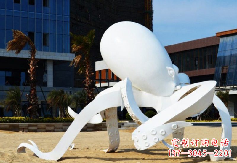 辽阳精美的不锈钢章鱼雕塑