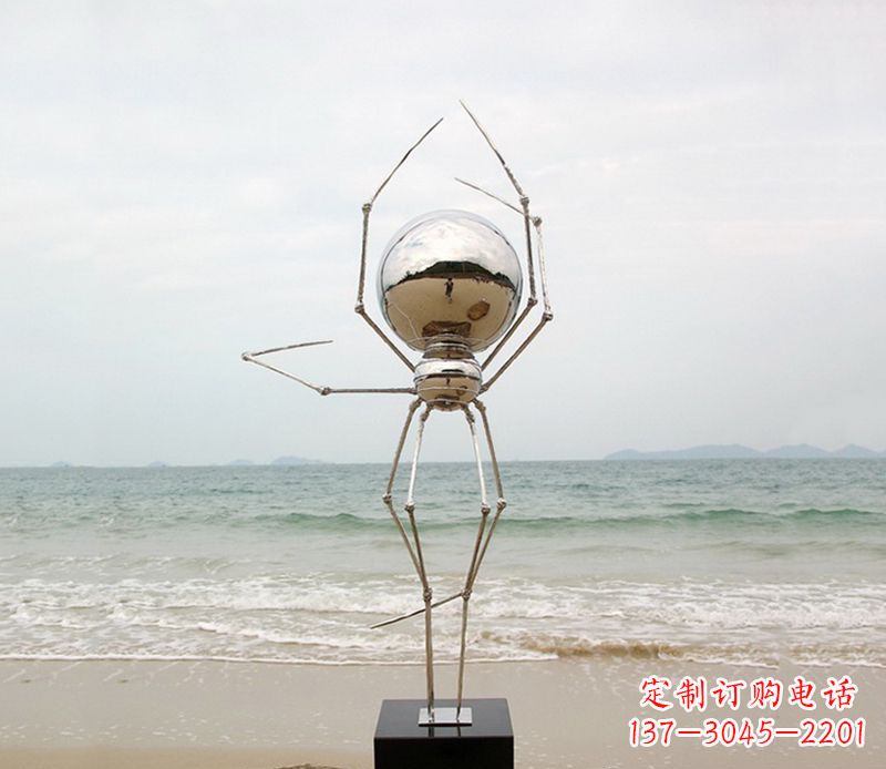 辽阳不锈钢的蜘蛛侠雕塑