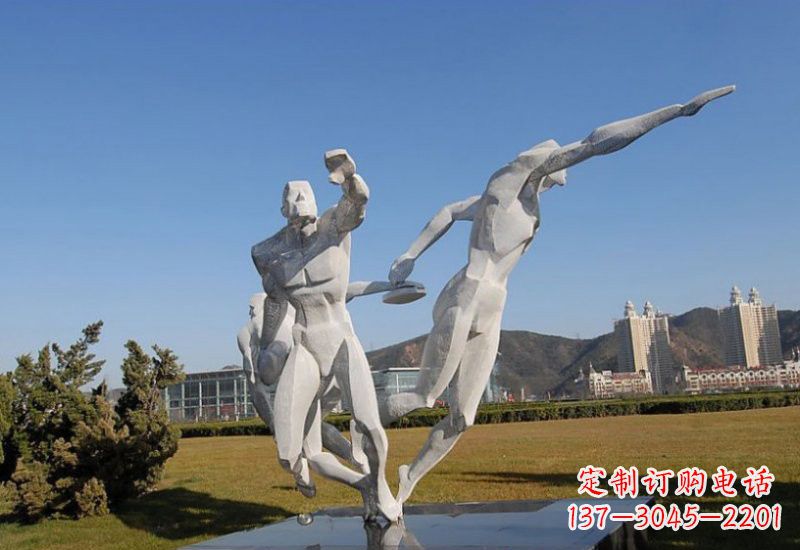 辽阳不锈钢运动员雕塑一种艺术的象征